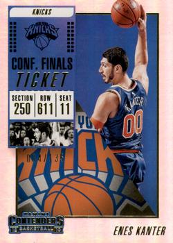 2018-19 Panini Contenders - Conference Finals Ticket #23 Enes Kanter Front