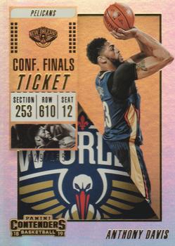 2018-19 Panini Contenders - Conference Finals Ticket #81 Anthony Davis Front