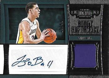 2018-19 Panini Dominion - Court Supremacy Material Signatures #CS-LBL Lonzo Ball Front