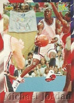 1996-97 Upper Deck Ball Park Franks Michael Jordan - Red White Blue #BP3 Michael Jordan Front
