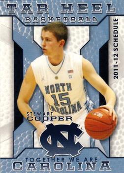 2011-12 North Carolina Tar Heels Schedules #NNO Stewart Cooper Front