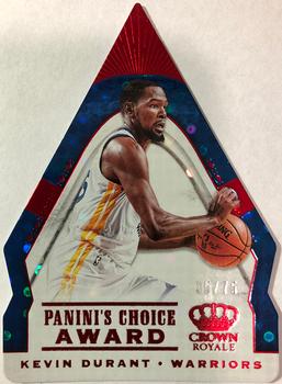 2018-19 Panini Crown Royale - Panini's Choice Red #46 Kevin Durant Front
