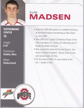 2006-07 Ohio State Buckeyes #NNO Kyle Madsen Back