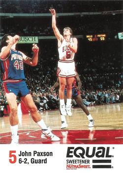 1989-90 Equal Chicago Bulls #NNO John Paxson Front