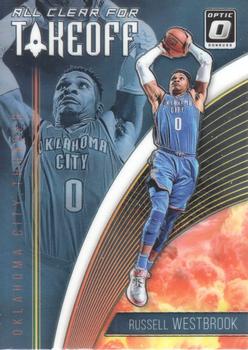 2018-19 Donruss Optic - All Clear for Takeoff #6 Russell Westbrook Front