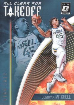 2018-19 Donruss Optic - All Clear for Takeoff #12 Donovan Mitchell Front