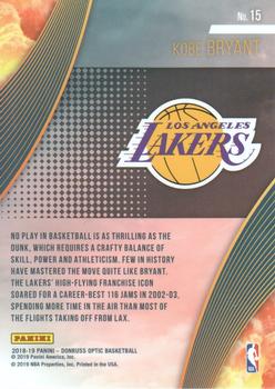 2018-19 Donruss Optic - All Clear for Takeoff #15 Kobe Bryant Back