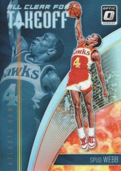 2018-19 Donruss Optic - All Clear for Takeoff Holo #7 Spud Webb Front