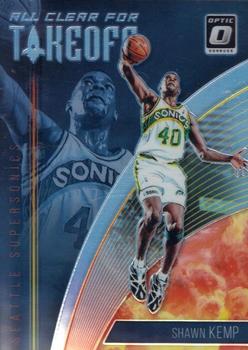 2018-19 Donruss Optic - All Clear for Takeoff Holo #9 Shawn Kemp Front