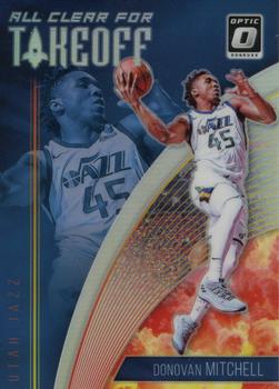 2018-19 Donruss Optic - All Clear for Takeoff Holo #12 Donovan Mitchell Front