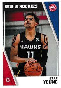 2018-19 Panini NBA Stickers European #430 Trae Young Front