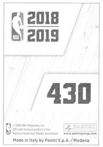 2018-19 Panini NBA Stickers European #430 Trae Young Back