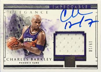 2018-19 Panini Impeccable - Elegance Retired Jersey Autographs #ER-CBK Charles Barkley Front
