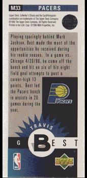 1996-97 Collector's Choice - Mini-Cards #M33 Travis Best Back