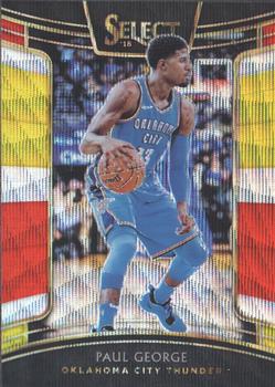 2018-19 Panini Select - Tri-Color Prizms #53 Paul George Front