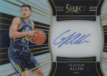 2018-19 Panini Select - Rookie Signatures #RS-GAL Grayson Allen Front
