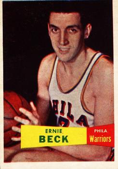 1957-58 Topps #36 Ernie Beck Front