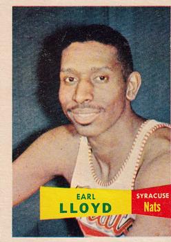 1957-58 Topps #54 Earl Lloyd Front