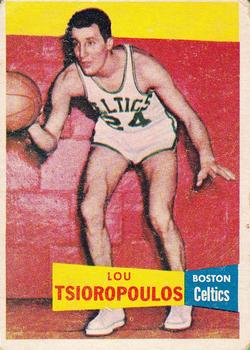 1957-58 Topps #57 Lou Tsioropoulos Front