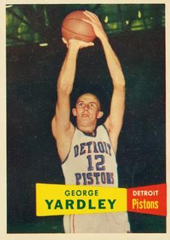 1957-58 Topps #2 George Yardley Front