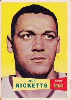 1957-58 Topps #8 Dick Ricketts Front
