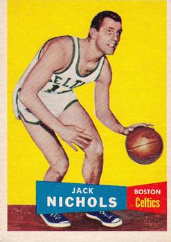1957-58 Topps #9 Jack Nichols Front
