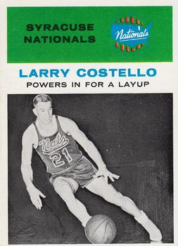 1961-62 Fleer #48 Larry Costello Front