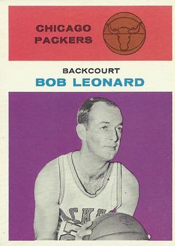 1961-62 Fleer #28 Bob Leonard Front