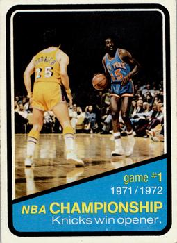 1972-73 Topps #154 1971-72 NBA Finals Game 1 Front