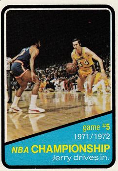 1972-73 Topps #158 1971-72 NBA Finals Game 5 Front