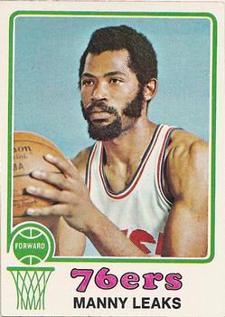 1973-74 Topps #74 Manny Leaks Front