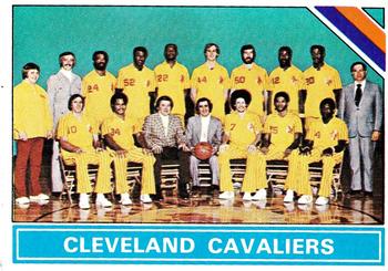 1975-76 Topps #207 Cleveland Cavaliers Front