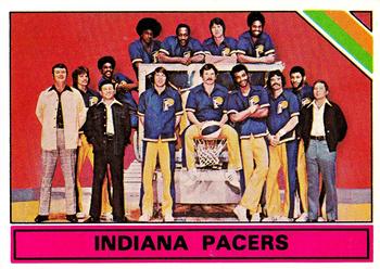 1975-76 Topps #322 Indiana Pacers Front
