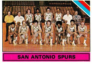 1975-76 Topps #327 San Antonio Spurs Front