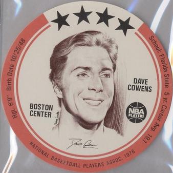 1976 Buckmans Discs #NNO Dave Cowens Front
