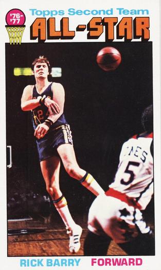1976-77 Topps #132 Rick Barry Front