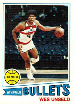 1977-78 Topps #75 Wes Unseld Front