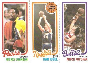 1980-81 Topps #72 / 119 / 249 Mickey Johnson / Dan Issel / Mitch Kupchak Front