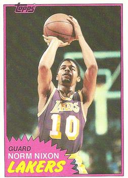 1981-82 Topps #22 Norm Nixon Front