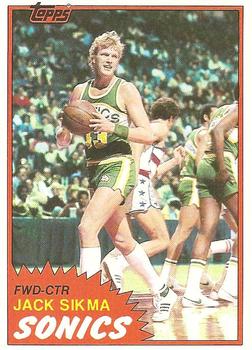 1981-82 Topps #39 Jack Sikma Front