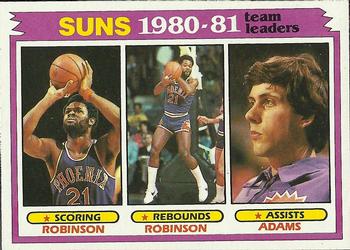 1981-82 Topps #60 Leonard Robinson / Alvan Adams Front