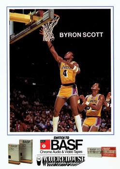 1983-84 BASF Los Angeles Lakers  #10 Byron Scott Front