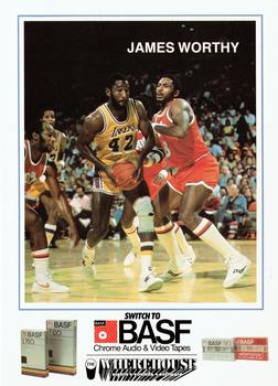 1983-84 BASF Los Angeles Lakers  #13 James Worthy Front