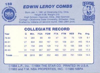 1983-84 Star #159 Leroy Combs Back