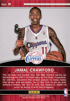 2014-15 Panini NBA (International) - High Honors Limited Edition #8 Jamal Crawford Back