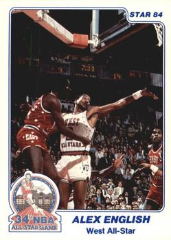 1984 Star All-Star Game #18 Alex English Front