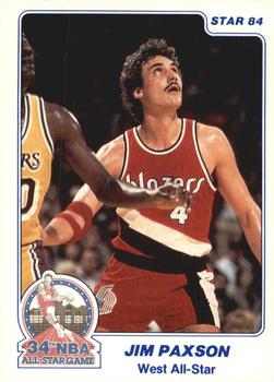1984 Star All-Star Game #22 Jim Paxson Front