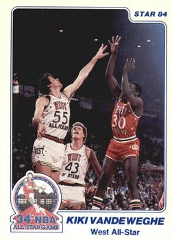 1984 Star All-Star Game #25 Kiki Vandeweghe Front