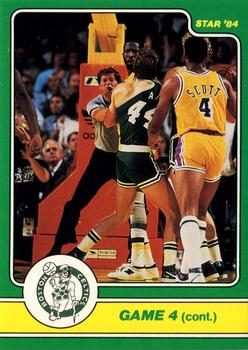 1984 Star Celtics Champs #12 Game 4 (cont.) Front