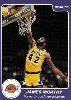 1984-85 Star #184 James Worthy Front